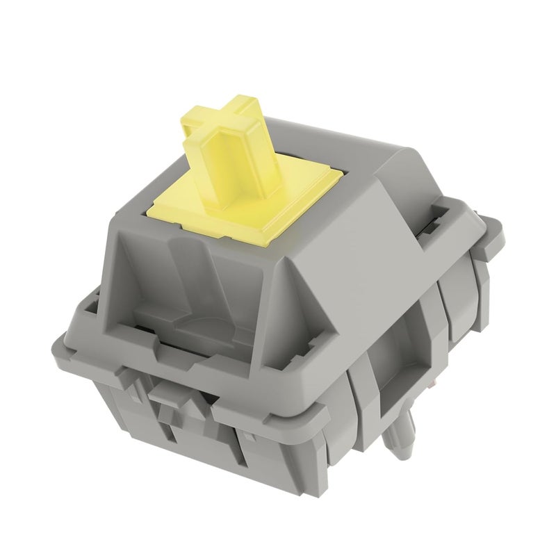 DUROCK Sunflower T1 Tactile Switches, Pom T1 67g Tactile Keyboard Switch, 5 Pins Pre-Lubed Mechanical Keyboard Switches ( Sunflowers, 70pcs) - Image 2